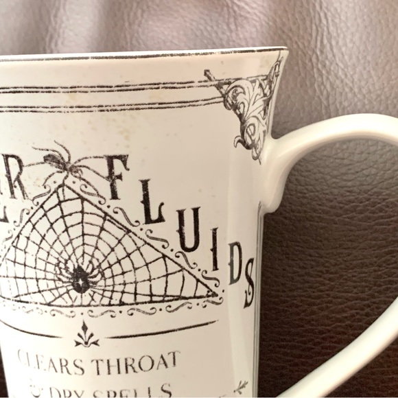 Spiders Fluids 222 Fifth Hallow Apothecary Large Halloween Latte Mug - Picture 4 of 11